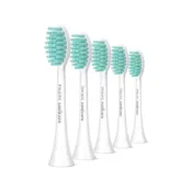 Philips 飛利浦 HX2025 Sonicare 輕柔潔淨刷頭5入組 (適用小羽刷HX2421/小彩刷)台灣公司貨