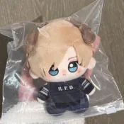 🍀栗子社🍀正版原創生化危機里昂肯尼迪屬性10cm印花體棉花娃娃周邊生日禮物