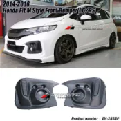 3代 2014-2016 HONDA FIT 本田 LG RS 無限版 前大包 保桿專用 霧燈蓋 ★台灣製造 改裝套件