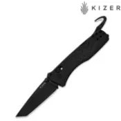 Kizer Aegis T 黑G10柄黑刃 AEB-L鋼 割繩刀/擊破器 V3774CTA1