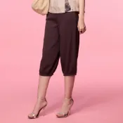 古典美 皺皺布七分花苞褲【33120】茶禪服/中國風/國服/漢服/手染服/棉麻/亞麻/天然纖維