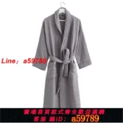 晴光選物 【店長推薦 品牌好貨】【六層紗布浴袍】成人加厚保暖吸水純棉紗布簡約四季情侶素色睡袍