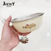 聚亞斯[卡皮巴拉]304兒童碗早餐碗不銹鋼碗飯碗燕麥寶寶碗痠奶碗 G K L