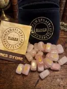 【藥魂】粉晶 盧恩符文石 盧恩水晶 Rune占卜道具 魔法儀式 拍照道具 新手ne占卜道具 魔法儀式 拍照道具 新手入門