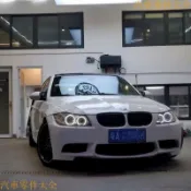 適用於05-12款寶馬3係E90改裝M3大包圍老改新E90前後槓中網大包圍 汽車零配大全 