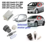 HONDA 適用於本田 Jazz Civic Fit CR-V 折疊維修齒輪電機的汽車後視鏡執行器