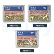 享亮文具樂園｜【ABEL 力大牌】【豪華盒】金色雙腳釘 兩腳釘 蘑菇釘 19mm/25mm/32mm