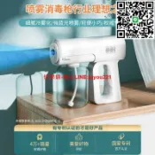 快樂購一店 酒精消毒噴霧槍納米藍光霧化機器電動自動噴槍家用防疫次氯酸殺菌