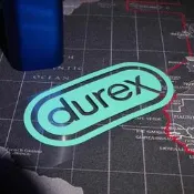 貝爾車貼 杜蕾斯Durex 個性趣味貼反光貼汽車車貼紙貼紙機車貼花