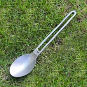 ├登山樂┤Keith 鎧斯 Ti5313 純鈦超輕量長柄湯匙 / 18cm (附攜出袋)
