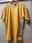 2017 SS adidas Originals Tnt Yellow 愛迪達 三葉草 側邊LOGO 落肩 芥末黃短袖
