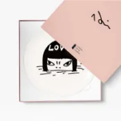 「收藏等級」 2021奈良美智 Love from the sea 海洋之愛❤️全球限量250盤 全新 擺盤 瓷盤 皿
