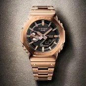【CASIO 卡西歐】G-SHOCK 經典系列 太陽能 電波錶 藍芽 男錶 手錶(GM-B2100GD-5A)