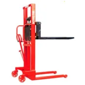 手動油壓堆高機-MPS10/1500，牙叉900mm，載重1噸,揚升高度1.5米