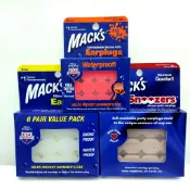 玉山最低比價網 Mack's Pillow Soft Silicone Earplugs 成人 兒童 矽膠黏土耳塞 6對附盒 macks