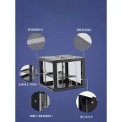 (店+)壁掛式機櫃家用9u網路機櫃上牆式4u6u交換機監設備弱電箱櫃子
