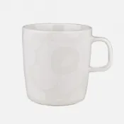 【當天出貨】芬蘭Marimekko 經典Unikko白色罌粟花馬克杯 - 400ml