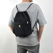 【men life】後背包 素色尼龍輕便束口後背包(束口袋)
