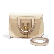 HERMES愛馬仕 Halzan mini bag (奶昔白/金扣) (H069523CCAB)