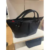 全新 Agnes b. 大 素面 點點內袋 水餃包 手提包 肩背包 小b 保證真品 尼龍材質 輕防水 新款限定包