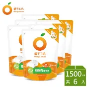 【永豐商店】橘子工坊 天然無香精制菌洗衣精-雙酵去污 (1500ml x 6包)