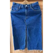 K&K.Closet | ZARA牛仔開衩長裙 二手良品［良品］