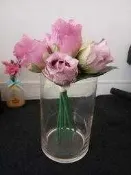 透明玻璃花瓶　高２５ｃｍ　直徑１５ｃｍ　現貨