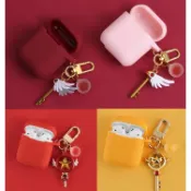 快速出貨🔥蘋果 AirPods 專用矽膠造型保護殼 庫洛魔法使 小櫻 魔法杖 庫洛牌 鑰匙造型  無線藍牙 耳機