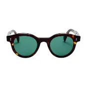 【BreezeOnline 微風精品線上】dunhill Heritage圓框墨鏡(棕色框綠色鏡片)