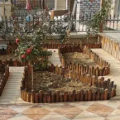 思樂小舖 免運防腐木柵欄花園圍欄戶外庭院裝飾花圃小籬笆花墰實木護欄室外木樁-柵欄-護欄-護欄-圍欄-園藝 RGIF
