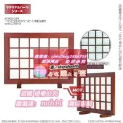 限時下殺✨【新品推薦】AZONE官配6分 木工藝系列和式家具 屏風拉門 深棕色 白木色