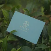 【天下第一好茶】品牌賀卡 送禮卡片｜燙金打凸 可代寫內容｜象牙質感賀卡