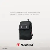 吉林皮飾批發旗艦館 25-8862【NUMANNI 奴曼尼】休閒進化多功能智能防潑水牛津料三用包 (二色)