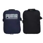 【PUMA】側背小包-斜背包 肩背包 隨身小包 丈青灰白(07961305)
