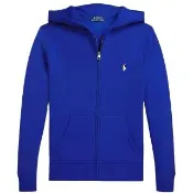 【RALPH LAUREN】青年版 刺繡小馬 休閒外套 拉鍊外套  寶藍色(polo RL Ralph Lauren 青年版 女生可穿)
