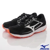 MIZUNO美津濃〉〈飛織休閒慢跑鞋款220401黑(女段)24~26cm(零碼)