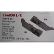 SUZUKI 鈴木 SWIFT 2005-2007年-/後保險桿固定扣/葉子板(HS-6850R/L .台灣製造)