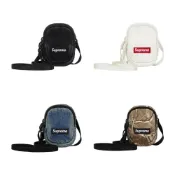 (店+)【SUPREME】25Fw Mini Utility Shoulder Bag 黑 白 牛仔藍