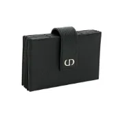 【BreezeOnline 微風精品線上】【低調華麗↘63折UP-滿額贈倩碧潤唇三件禮】Dior 30 Montaigne 5-Gusset Card Holder (黑)