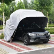【現貨✨免運】汽車全自動折疊車棚傢用遮陽棚戶外防曬移動車庫蓬簡易伸縮停車棚