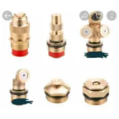【鋼管先生】可調銅製噴頭  噴水頭 銅噴頭 灑水器 台式 霧化