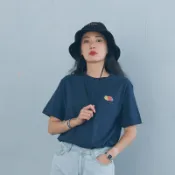 Fruit of the loom『彩色左胸小圖T』水果牌 黑.紅.土耳其藍.藍寶石.卡棕色 台灣總代理