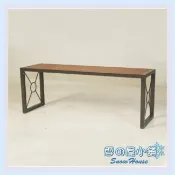 ╭☆雪之屋☆╯鐵製塑木長板凳P44/公園椅/休閒椅/戶外椅/涼椅S13111