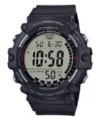 台灣卡西歐公司貨【時間光廊】CASIO 卡西歐 十年電力 大錶徑 AE-1500WH-1A 防水100公尺 五組鬧鈴