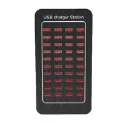 【3C驗證】跨境200W多口充電器大功率20口30口40口1A2A充電USB智慧散熱電風扇 落地扇 吊扇 壁扇 工業風
