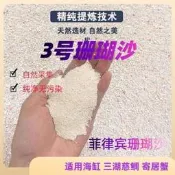 臺灣出貨 優質菲律賓沙寄居蟹免洗底沙魚 缸珊瑚沙貝殼沙海缸三湖小丑魚沙