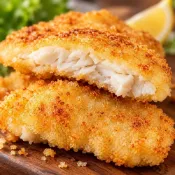(店+)【樂廚】(冷凍)金黃酥香嫩魚排2+1片超值組 魚排、巴沙魚、巴沙魚排、冷凍魚排、香酥魚排、炸魚排、冷凍炸物、家庭料理、快速料理