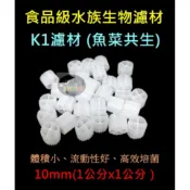【樂魚寶】( K1濾材 10mm ) - 食品級生化濾材 K1 濾材 培菌 魚菜共生 硝化菌過濾環 生化濾材 培菌濾材