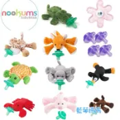 快速出貨 天天免運 美國nookums 2入 奶嘴 替換奶嘴  安撫奶嘴玩偶 冷膠固齒器 出牙膠 奶嘴娃娃 鱷魚 龍蝦