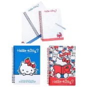 (店+)【SANRIO 三麗鷗】凱蒂貓 A5 線圈筆記本 kitty 卡通 筆記本 記帳本 日記本 寫字本 文具 記事本 線圈本 生日 禮物 送禮 禮品